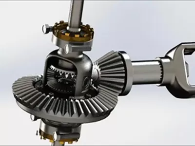 آلية التفاضلية في سباقات الصليب الراسي: رؤى هندسية