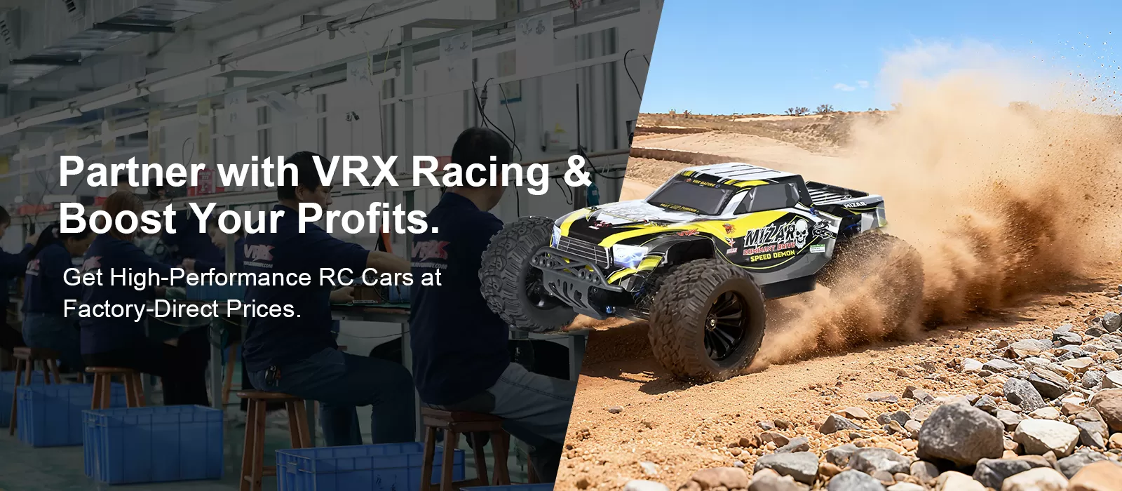 الصفحة المقصودة الإعلان VRX