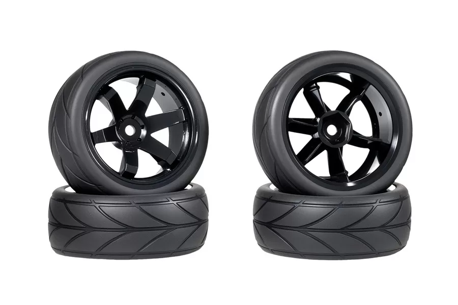 إطار RC 12 مطاط محور عرافة لمقياس RC جولة على الطريق # ،