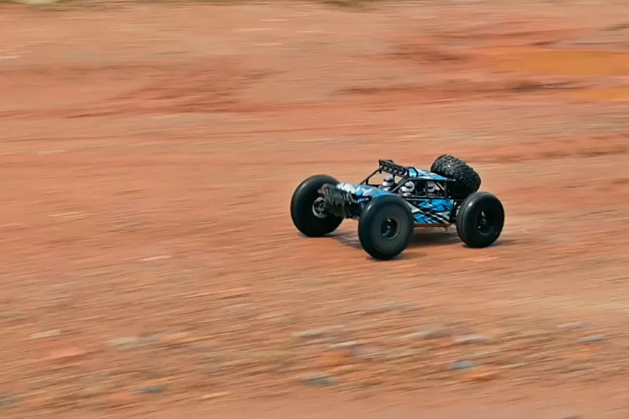 عربة رمال كهربائية للطرق الوعرة رباعية العجلات 10 مقياس رمال للطرق الوعرة> G بدون فرش سرعة عالية RTR # RH1062