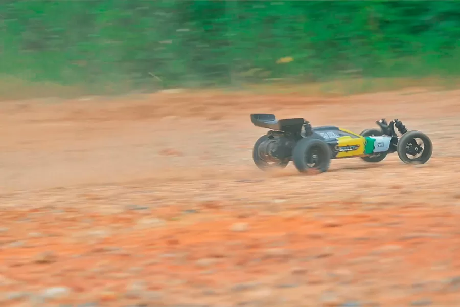 10 مقياس 2WD على الطريق كهربائي ناعم RC Buggy RTR G # RH2011