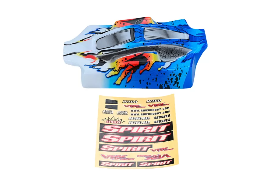 VRX RC قذيفة جسم السيارة لمقياس بولي كلوريد الفينيل RC Buggy # R0070BL